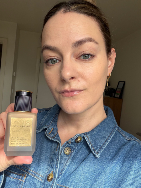 Image may contain Bottle Cosmetics Perfume Face Head and Person